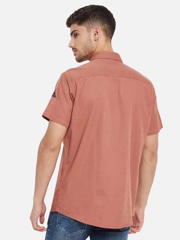 Half Sleeve Shirt With Double Chest Pockets Online Sale