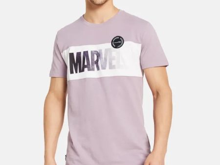 Marvel Chest Print With Badge Cotton T-Shirt Online