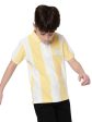 Octave Boys Striped Polo Collar Cotton T-Shirt Supply