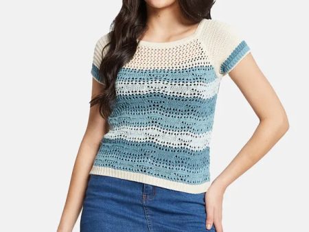 Mettle Women Printed Pockets T-Shirt For Cheap