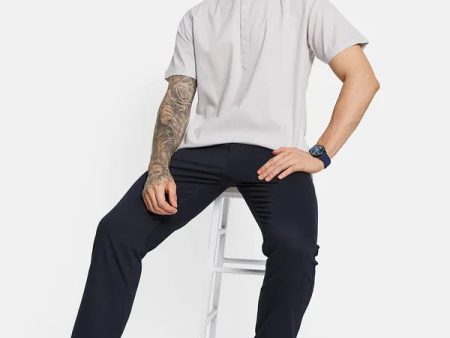 Octave Men Mid-Rise Regular Fit Trousers Online