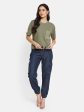 Mettle Women Low Distress Cotton Stretchable Jeans Online Sale