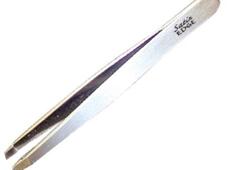 Satin Edge - Slant Tip Tweezer 4  Sale