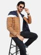 Mettle Men Brown Colourblocked Woven Jacket Hot on Sale