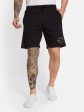 Octave Men Mid-Rise Cotton Sports Shorts Supply