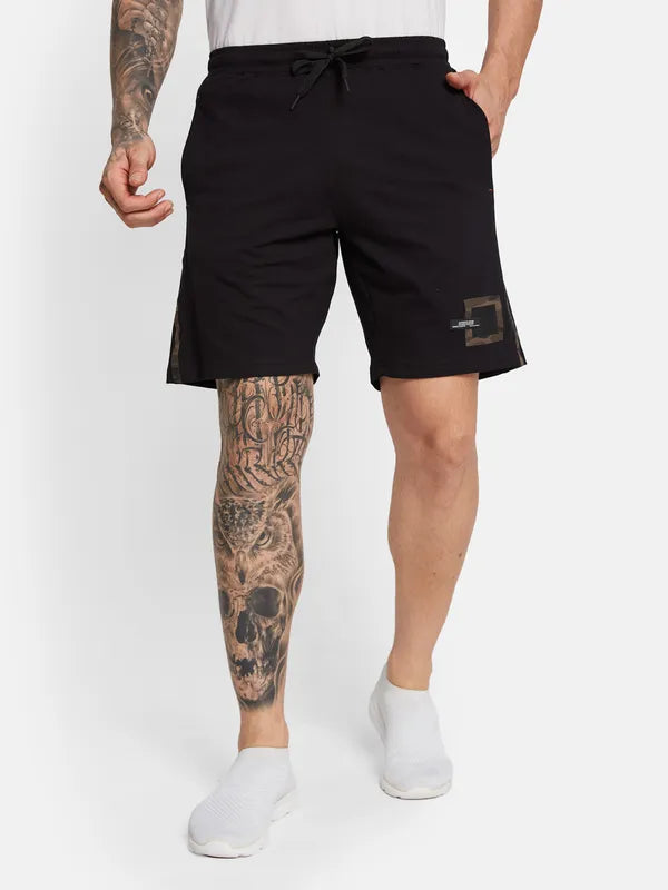 Octave Men Mid-Rise Cotton Sports Shorts Supply