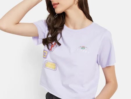 Warner Bros Friends Print Crop T-Shirt Supply