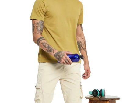 Octave Men Mid-Rise Plain Cotton Cargos Fashion