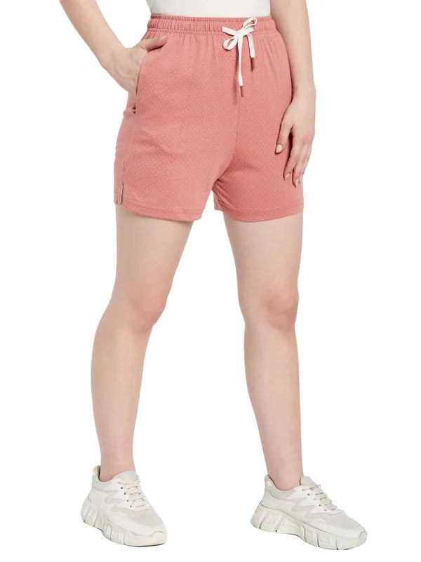 Printed Slim Fit Shorts With Drawstring Supply