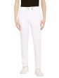 Octave Men White Cotton Track Pants Fashion