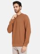 Octave Men Orange Sweatshirt Fashion