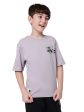 Octave Boy Graphic Printed Drop Shoulder Round Neck T-Shirt Online