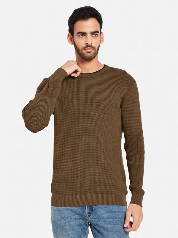 Ribbed Cotton Pullover For Cheap