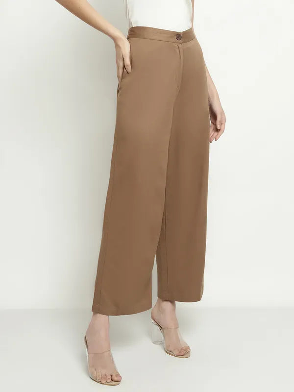 Mettle Women Loose Fit High-Rise Trousers Supply