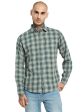 Mettle Spread Collar Tartan Checked Casual Shirt For Discount