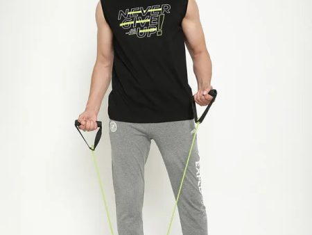 Octave Men Typography Printed Cotton Track Pants Online