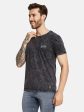 Octave Men Tie-Dye Round Neck Pure Cotton T-Shirt Hot on Sale