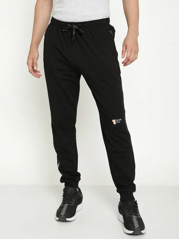 Octave Men Mid-Rise Regular Fit Cotton Joggers Online