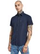 Mettle Short Sleeve Opaque Cotton Casual Shirt For Sale