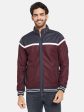 Octave Men Maroon Colourblocked Sweatshirt For Discount