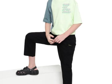 Octave Boys Cotton Mid Rise Track Pants Hot on Sale