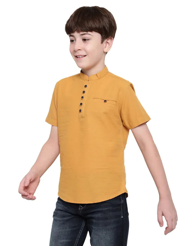 Octave Boys Opaque Casual Shirt Online now