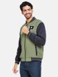 Mettle Men Olive Green Woven Jacket Supply