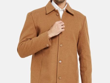 Mettle Men Single-Breasted Over Coat Online Sale