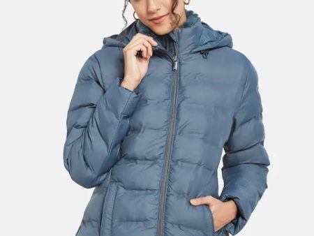 Mettle Women Blue Knitted Jacket Online Hot Sale