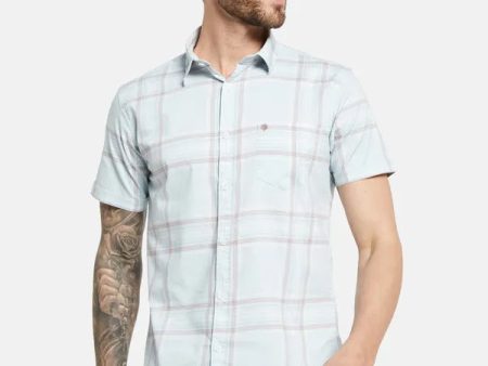 Mettle Windowpane Checks Opaque Checked Cotton Casual Shirt Supply