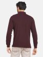 Mettle Men Maroon Polo Collar T-Shirt Supply