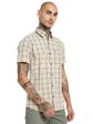 Mettle Checked Short Sleeve Cotton Casual Shirt Fashion