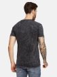 Octave Men Tie-Dye Round Neck Pure Cotton T-Shirt Hot on Sale