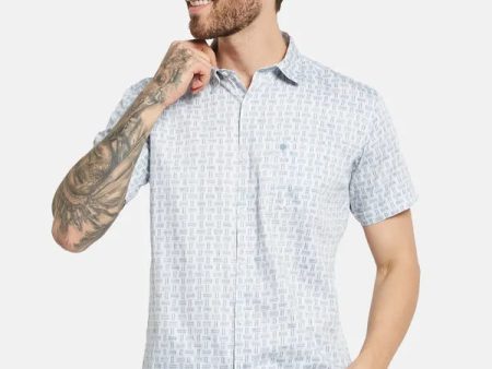 Mettle Opaque Printed Cotton Casual Shirt Sale