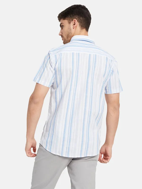 Vertical Stripes Printed Shirt on Sale