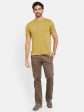 Octave Men Brown Chinos Trousers Supply