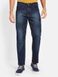 Octave Men Straight Fit Mid-Rise Heavy Fade Cotton Jeans Discount