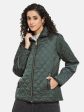 Mettle Women Green Knitted Jacket Cheap