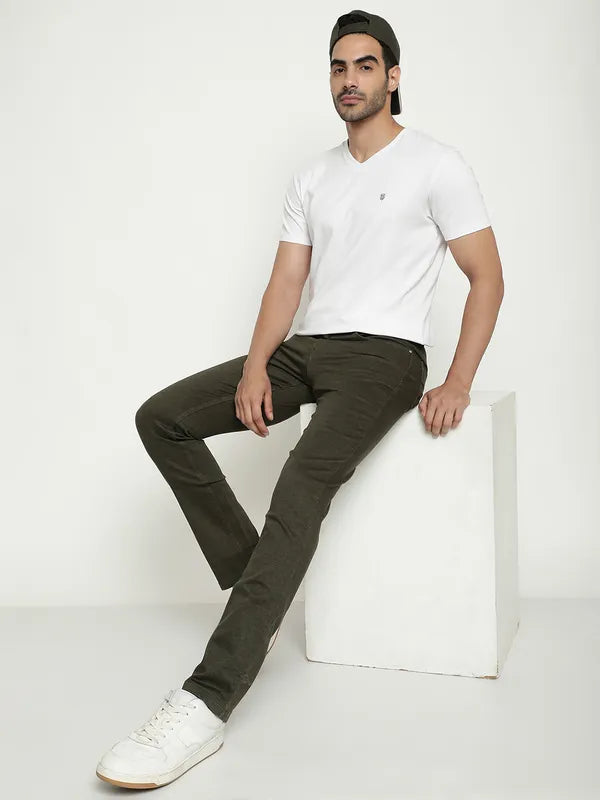 Octave V Neck Cotton T-Shirt For Discount