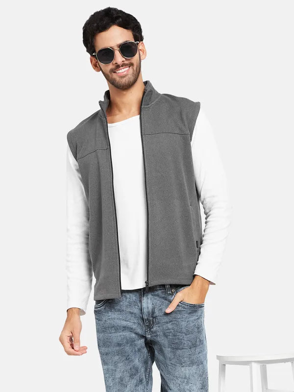 Octave Men Grey Sweatshirt Hot on Sale