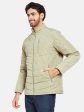 Mettle Men Beige Woven Jacket For Sale