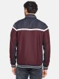 Octave Men Maroon Colourblocked Sweatshirt For Discount