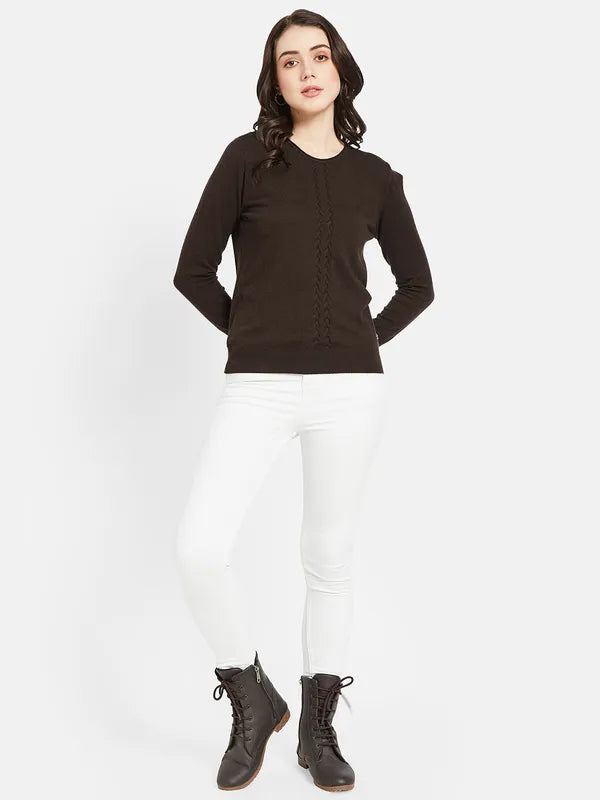 Mettle Women Brown Pullover For Sale