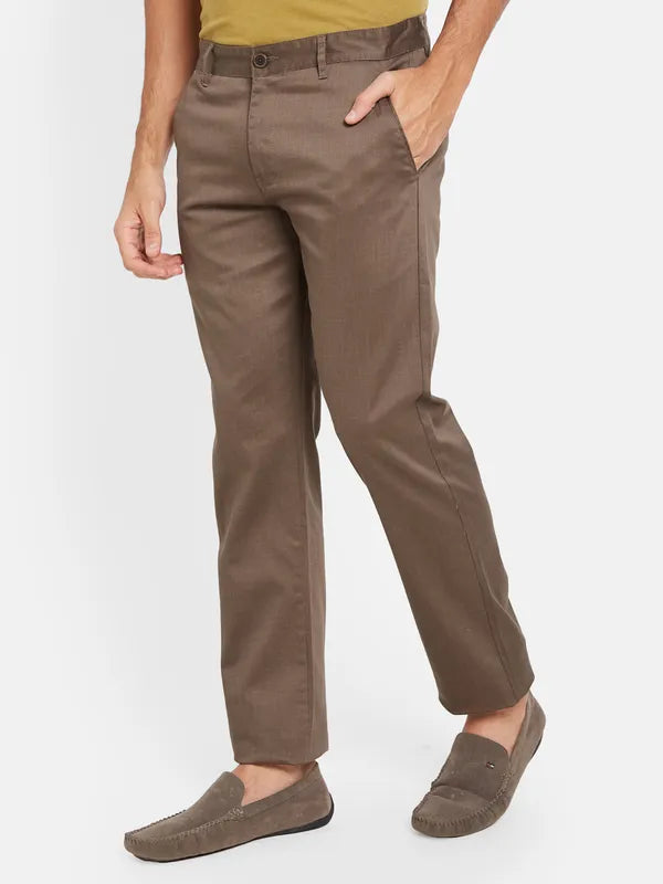 Octave Men Brown Chinos Trousers Supply