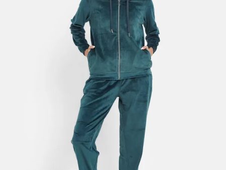 Mettle Hooded Neck Jacket With Mid Rise Track Pant Discount