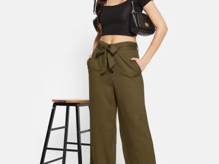 Mettle Women Straight Fit Trousers Online Sale