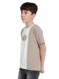 Octave Boy Colourblocked Varsity Round Neck T-Shirt Supply