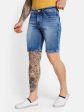 Octave Men Washed Cotton Denim Shorts For Sale