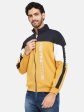 Octave Men Yellow Colourblocked Sweatshirt Fashion