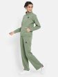 Mettle Mock Collar Jacket With Mid Rise Track Pant Online Hot Sale